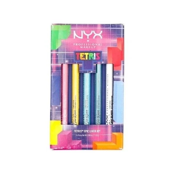 NYX x Tetris Epic Liner Kit - 5 piece Eyeliner Set‎