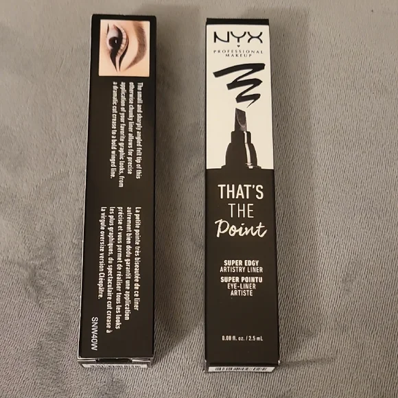 Two NYX That's The Point Black Super Edgy Artistry Eyeliner