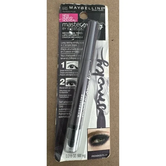 NEW‎ Maybelline Master Smoky Mechanical Eyeliner Pencil # 645 Provence Plum