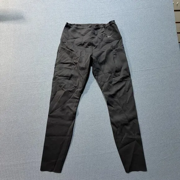 Nike DRI-FIT Sport Leggings Women Sz L‎ Black Brand New