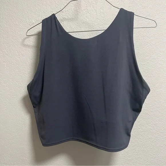 Avia Sleeveless Periwinkle Cropped Sports Bra