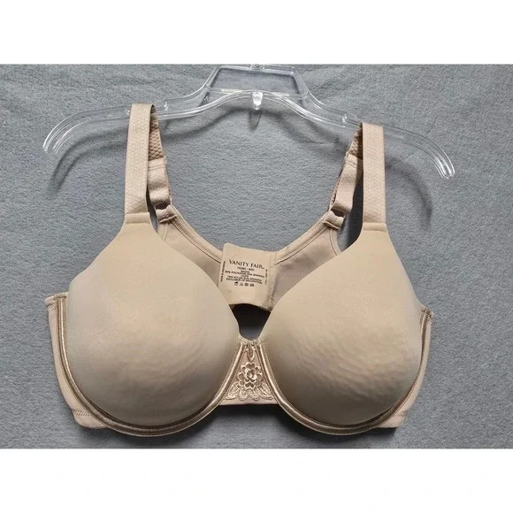 Vanity Fair Beauty Back Beige Full Figure Underwire Bra 40D