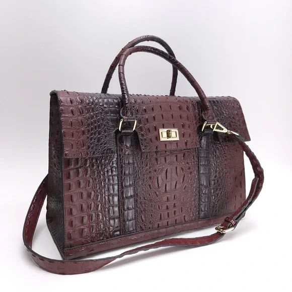 Savannah Heritage Faux Alligator Leather 15