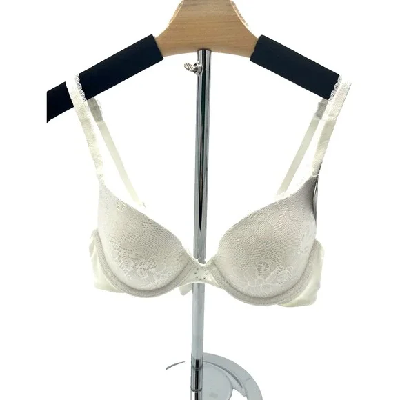 Maidenform T-Shirt Bra Custom‎ Lift Style 09473 Color White WH Size 36C