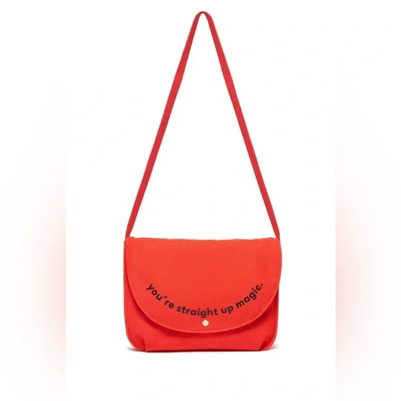 BAN.DO LOGGED ON LAPTOP BAG - STRAIGHT UP MAGIC Orange Neoprene Lined