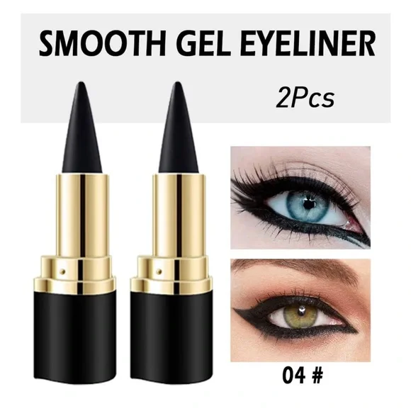 🆕 2pcs Smooth Gel eyeliners natural black