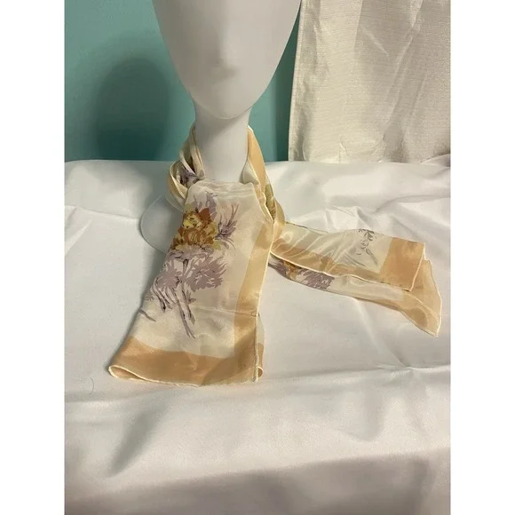 Women's‎ Scarf Floral Sheer Woven Light Blossoms Wrap