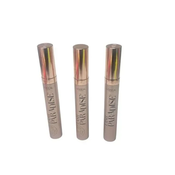 L'Oreal Paris Voluminous Lash Paradise Volume Mascara Black,‎ 3 Count New No Box