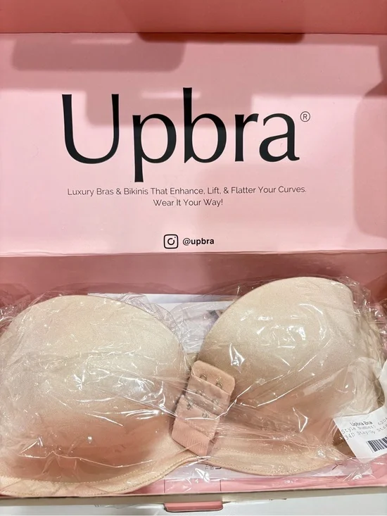 UpBra Nude Strapless Convertible Push-Up Bra