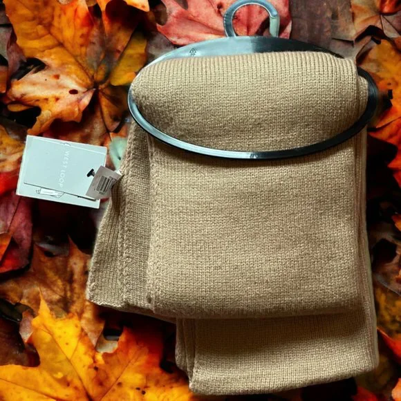 West Loop NWT Brown Knit Scarf‎ Unisex