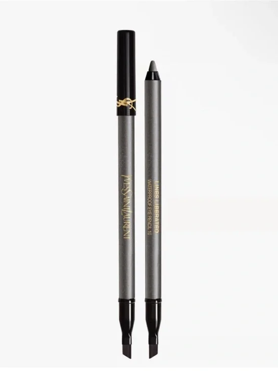 YSL Yves Saint Laurent Lines Liberated Waterproof Eye Pencil Clandestine Silver