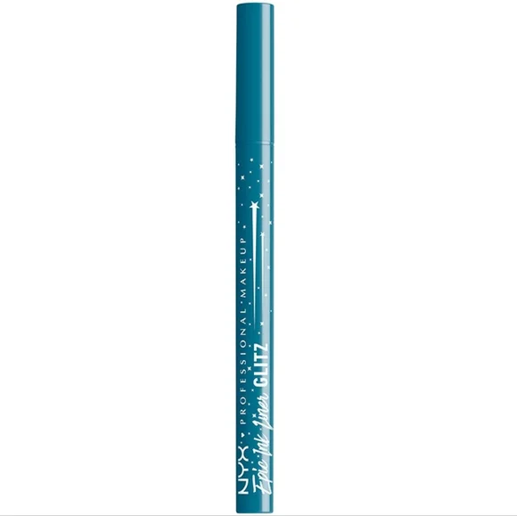 3 x NYX Epic Ink Liner Glitz Waterproof Eyeliner 01 Tapered Twinkle