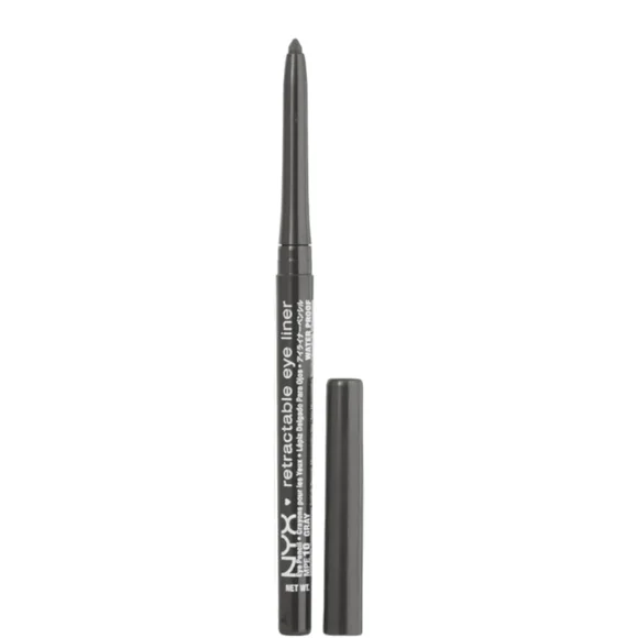 4 x NYX Professional Makeup Retractable Eye Liner, Waterproof, Gray