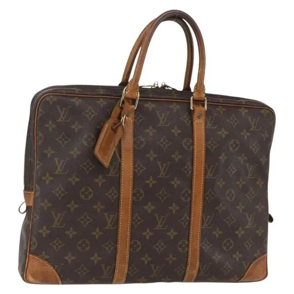 LOUIS VUITTON Monogram Porte Documents Voyage Business Bag M53361 LV Auth 153692