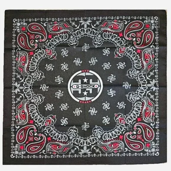 G-Shock Macy’s 35th Anniversary Paisley Bandana Black Red Limited Edition NWT
