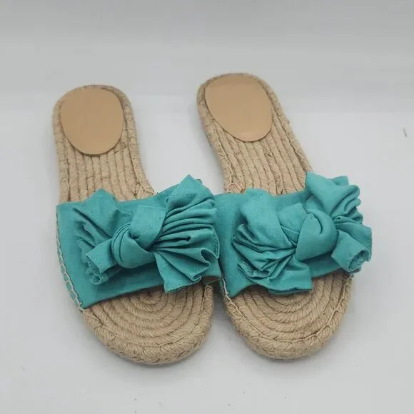 Nine West Espadrilles Bow Slide Sandles