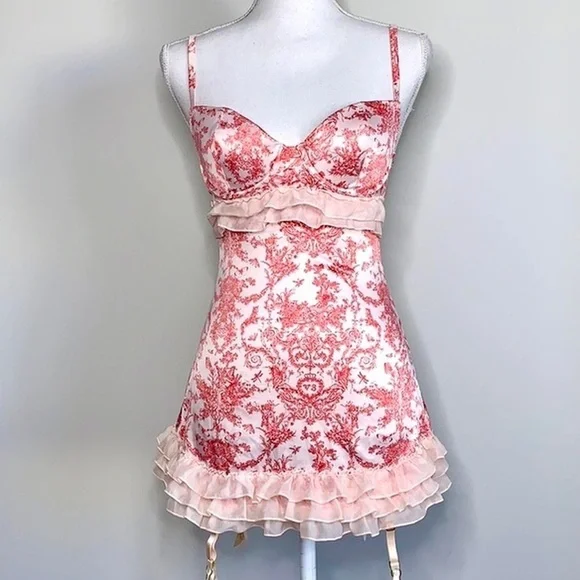 Victoria’s Secret Dragonfly Fairy Satin Garter Slip