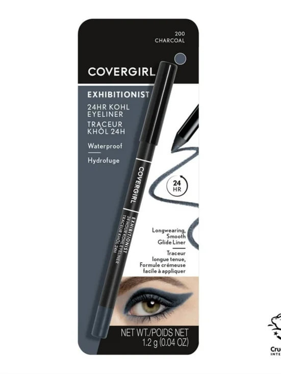4 x Covergirl Exhibitionist 24 Hr Kohl Eyeliner 200 Charcoal