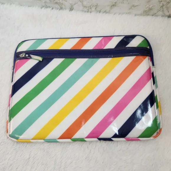 Clear Coated Zip Close Laptop Sleeve