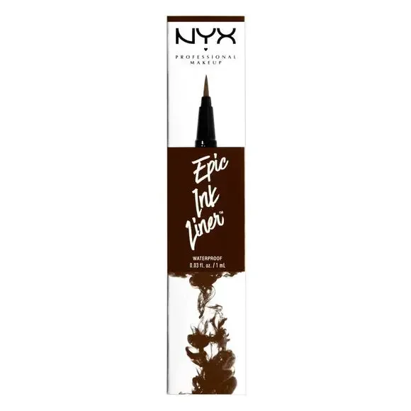 NYX Professional Makeup Epic Ink Liner, Waterproof Eyeliner Dark Chocolate Brown