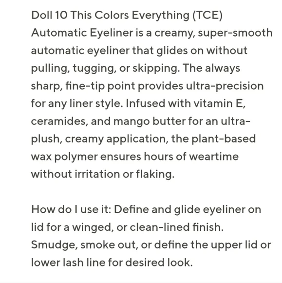 Doll 10 Aqua Gel Eyeliner Violet Cosmetics Cruelty-free Cosmetics