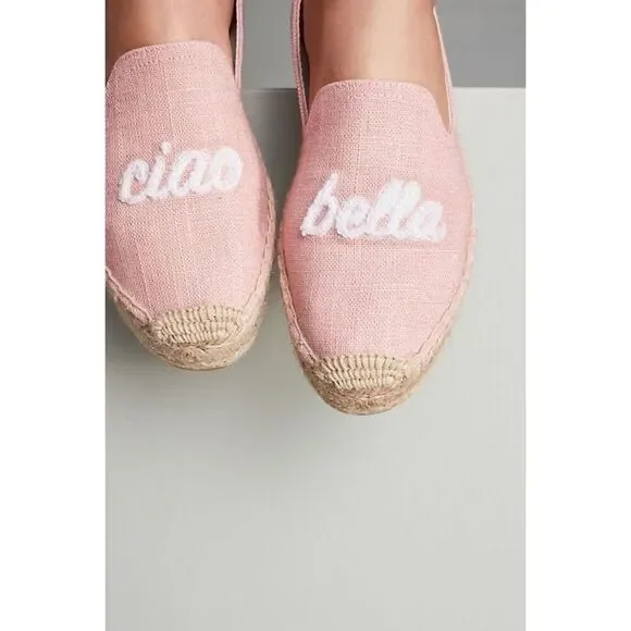 Soludos Ciao Bella Smoking Slipper Espadrilles Size 10