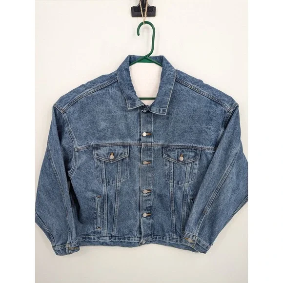 Vintage Always Coca-Cola Coke TYCA Denim Jean Jacket Men's Size XL MADE IN USA!
