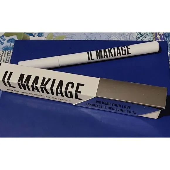 BNIB~IL Makiage Black Card Waterproof Liquid Eyeliner in Black