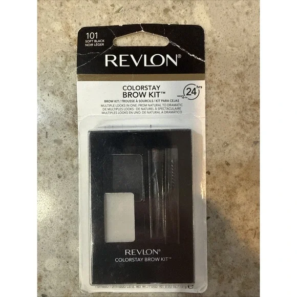 NEW Revlon Colorstay Brow Kit- 101 SOFT BLACK