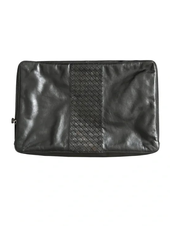 BOTTEGA VENETA Intrecciato and Calf Leather Document Holder