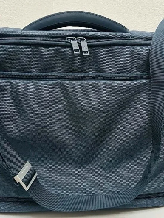 Mandarin Duck Unisex Blue Nylon Laptop Bag Briefcase & Sleeve 015