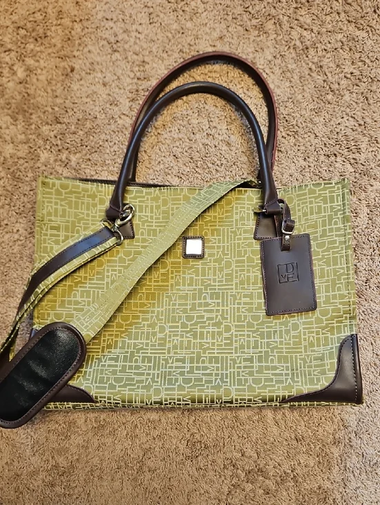 Diane Von Furstenberg Monogram Laptop Tote Bag