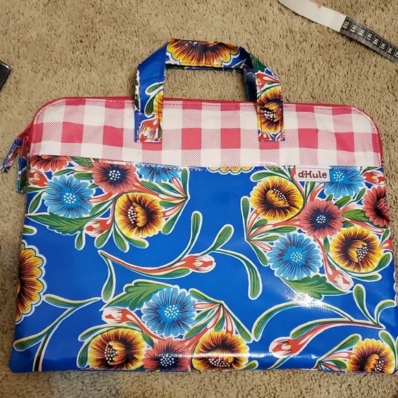 d'Hule Floral Laptop Bag