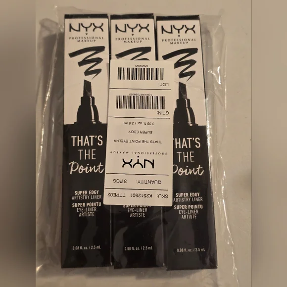 NYX That’s The Point Liquid Eyeliner Bundle (Set of 3) – NEW
