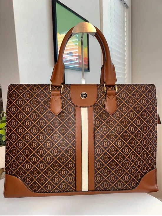 Bostanten Stroud Vintage Leather Briefcase