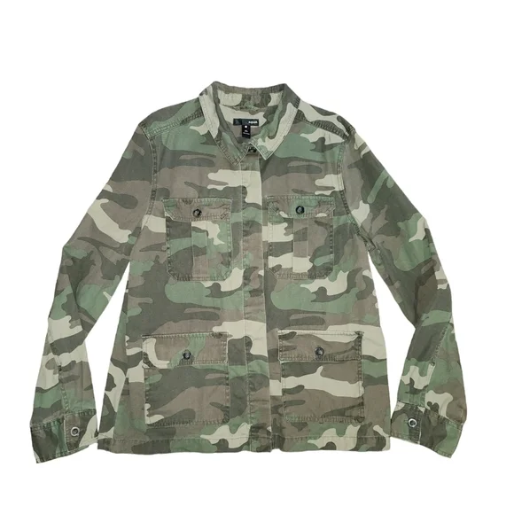 Aqua camo army jacket