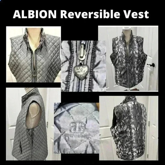 Albion Activology reversible puffer vest like new