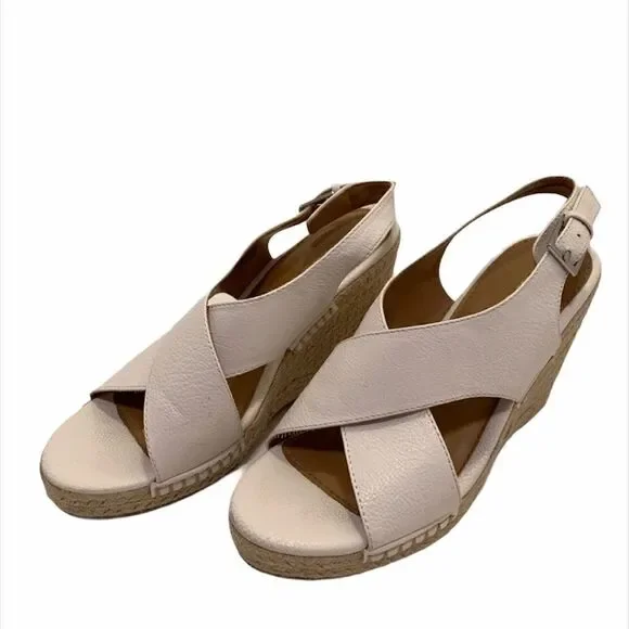 Apt.9 white wedge espadrille sandals women’s 9