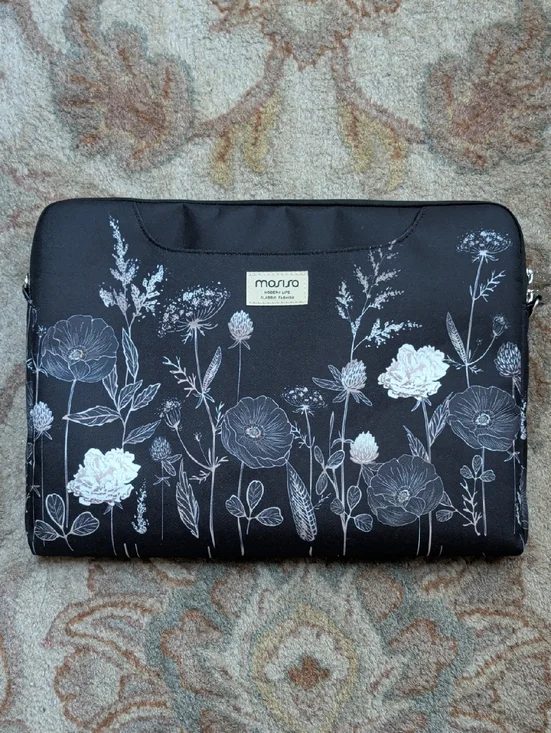 Mosiso Black Floral 15.6