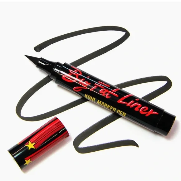 Rockins Cosmetics Big Fat Liner Kohl Marker Pen Black Eyeliner New Sealed