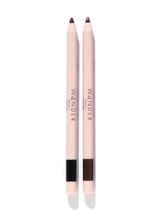 Wander Beauty Skyliner Duo - Jet Black and Tan Line Automatic Gel Eyeliner Set