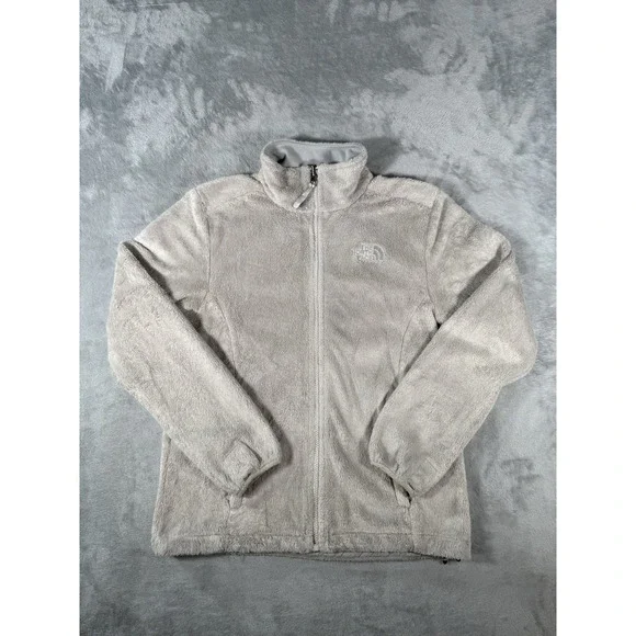The‎ North Face Jacket Women's Small Grey Osito Fleece Full Zip