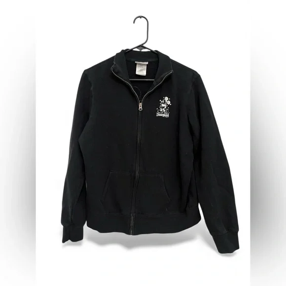 Disneyland Mickey Mouse‎ Feather & Rhinestone Zip-Up Jacket