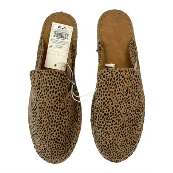 Universal‎ Thread Clara Leopard Print Espadrilles Slip-On Loafers, Size 7.5