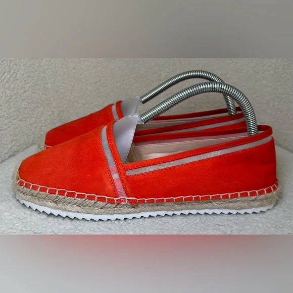 Karl Lagerfeld Paris Alaine espadrilles orange slip-on loafer‎ spring summer 9
