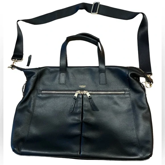 KNOMO LONDON Leather Laptop Handbag​​