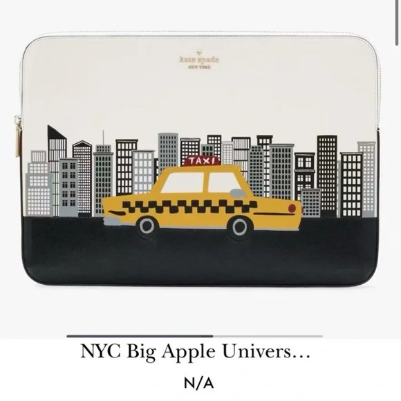 NWT Kate Spade Nyc Big Apple Universal Laptop Sleeve