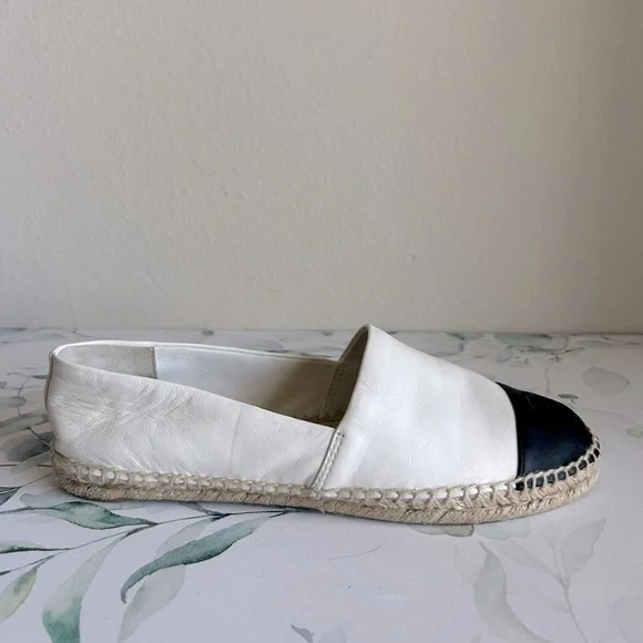 Tory Burch Color block Cap Toe Espadrille Flats