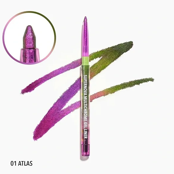 MOIRA Supernova Multichrome Gel Liner 001 Atlas Metallic Purple Green Duochrome