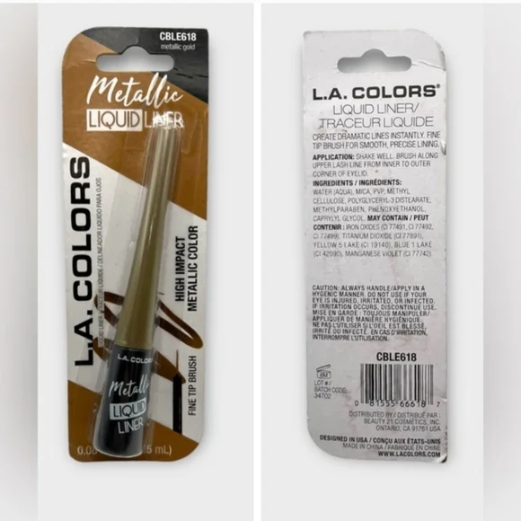 L.A. Colors Metallic Gold Liquid Eyeliner